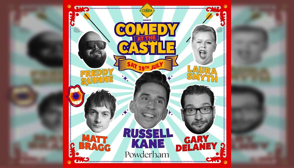 Cobra presents Comedy at the Castle with Russell Kane & more.