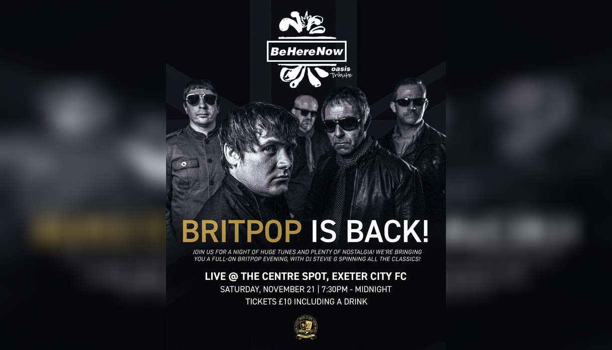 Be Here Now... Oasis Tribute Night