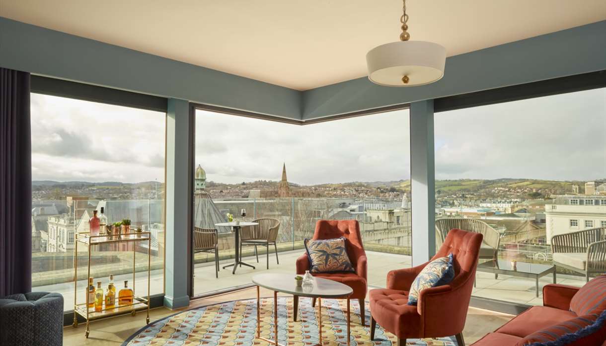 Luxury suite at Hotel Indigo Exeter