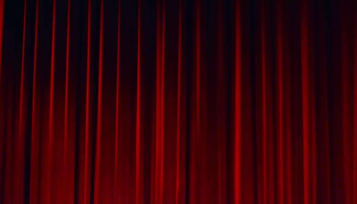 Red curtain