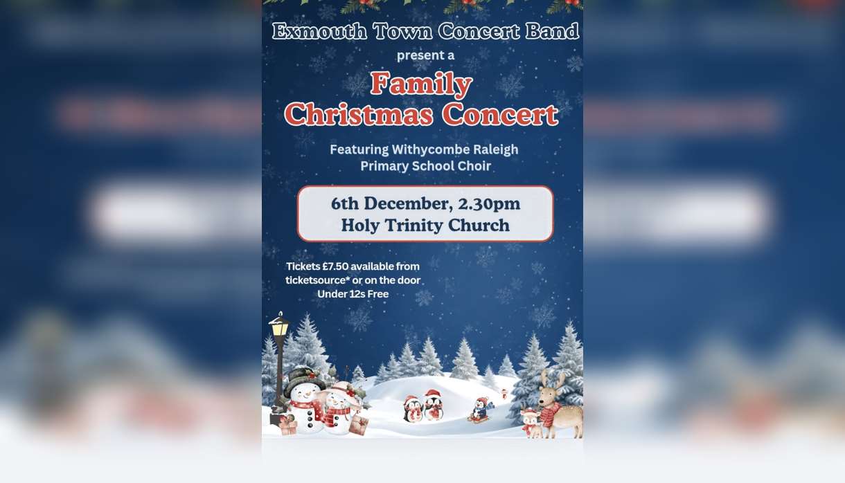Exmouth Town Concert Band Family Christmas Concert 2026