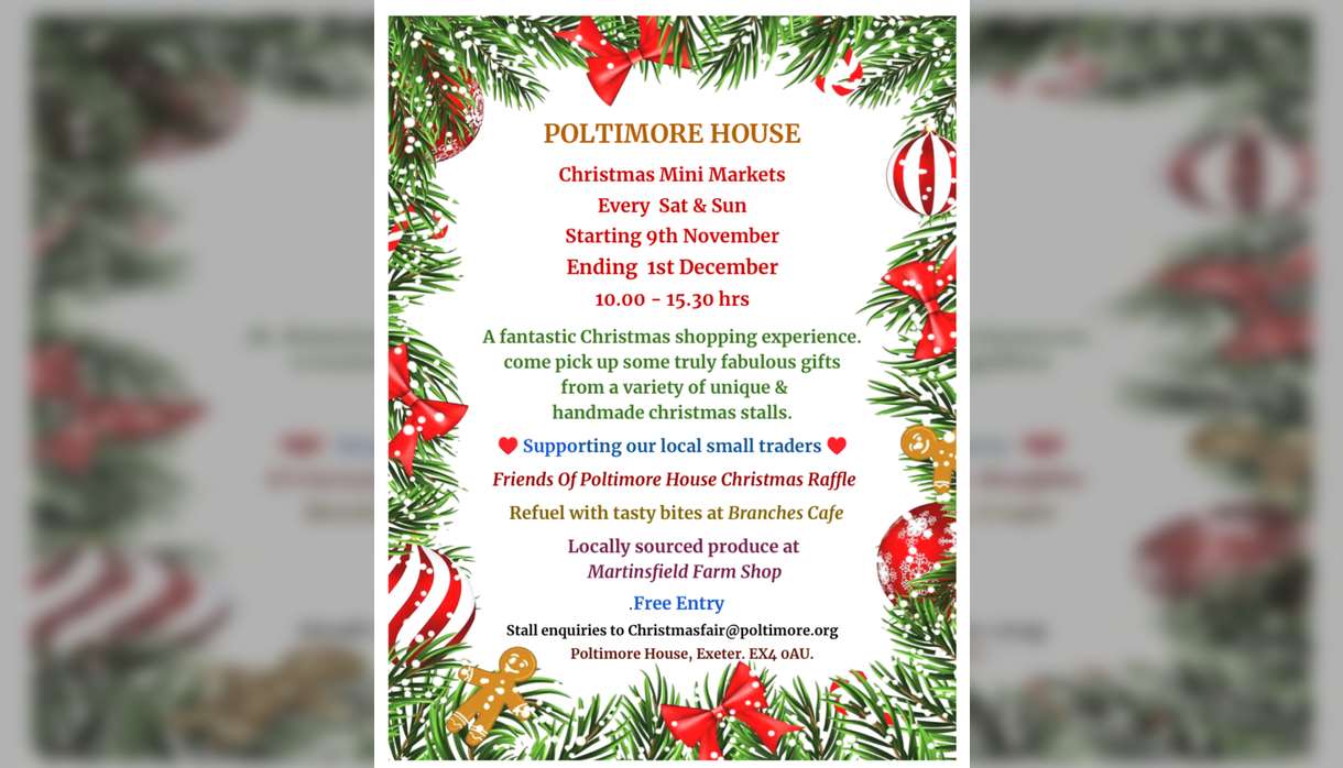 Poltimore House Mini Christmas Market