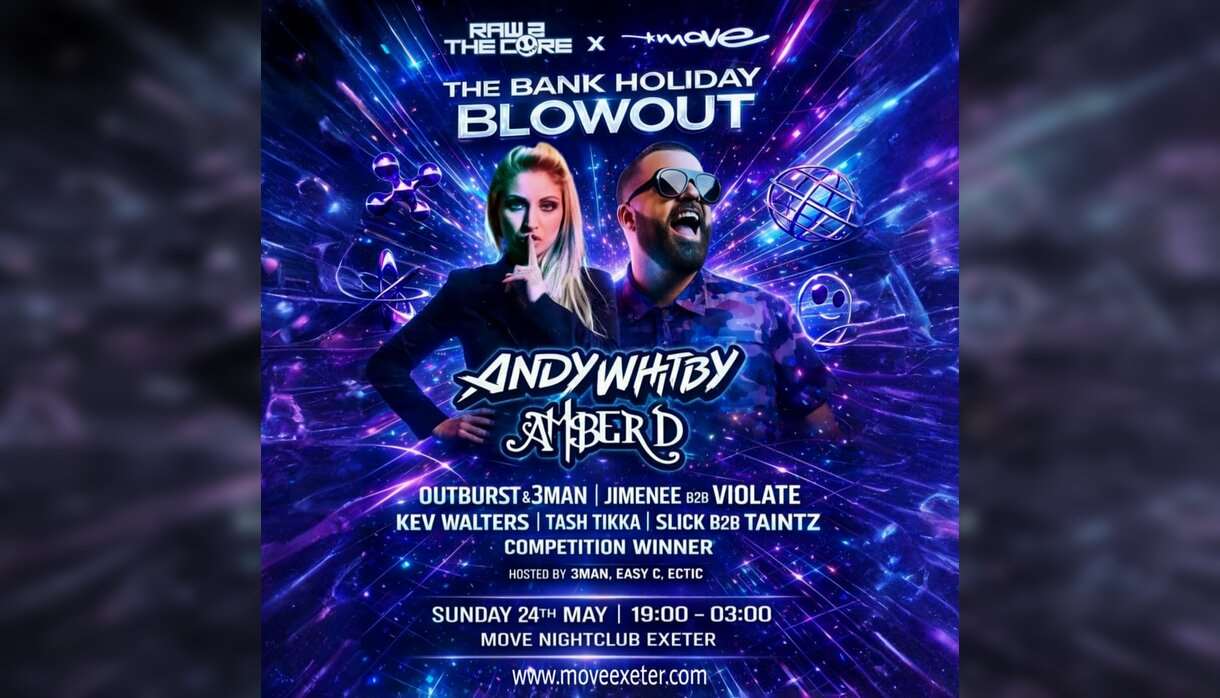 Raw2TheCore: Andy Whitby + Amber D Move Exeter