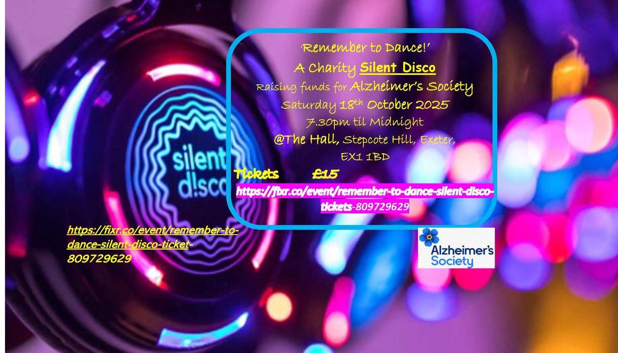 Remember to Dance Charity Silent Disco Fundraiser