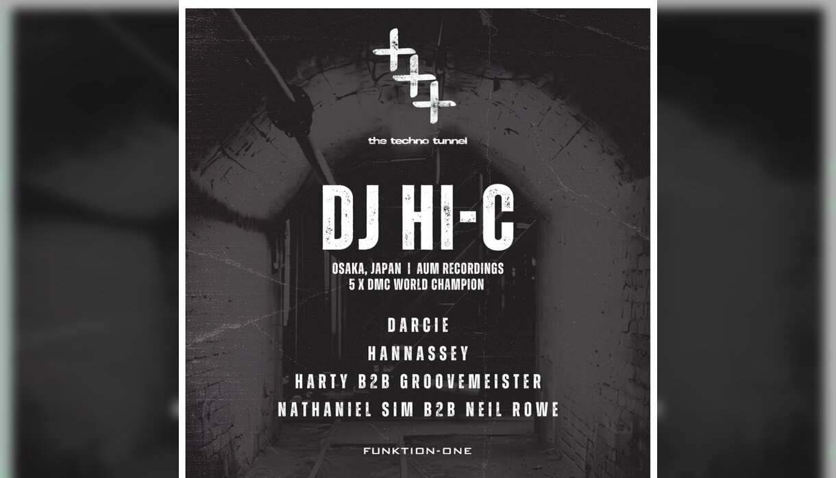 The Techno Tunnel DJ HI-C (Japan) Exeter