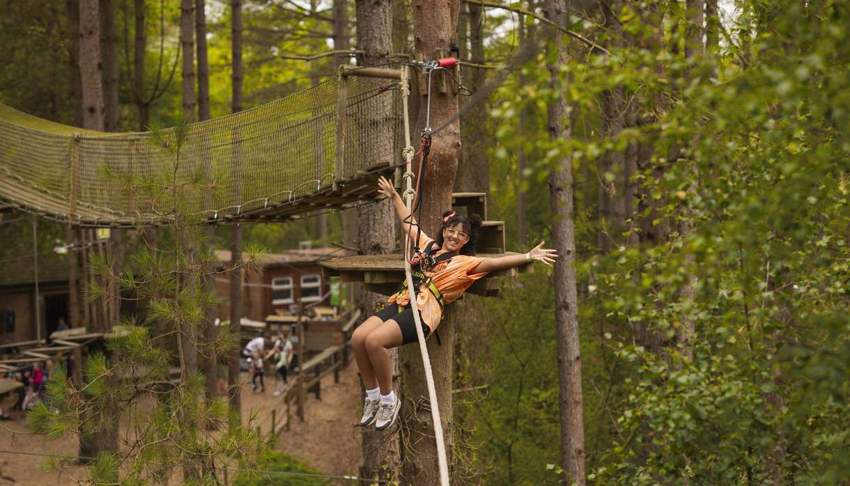 Summer fun at Go Ape Haldon