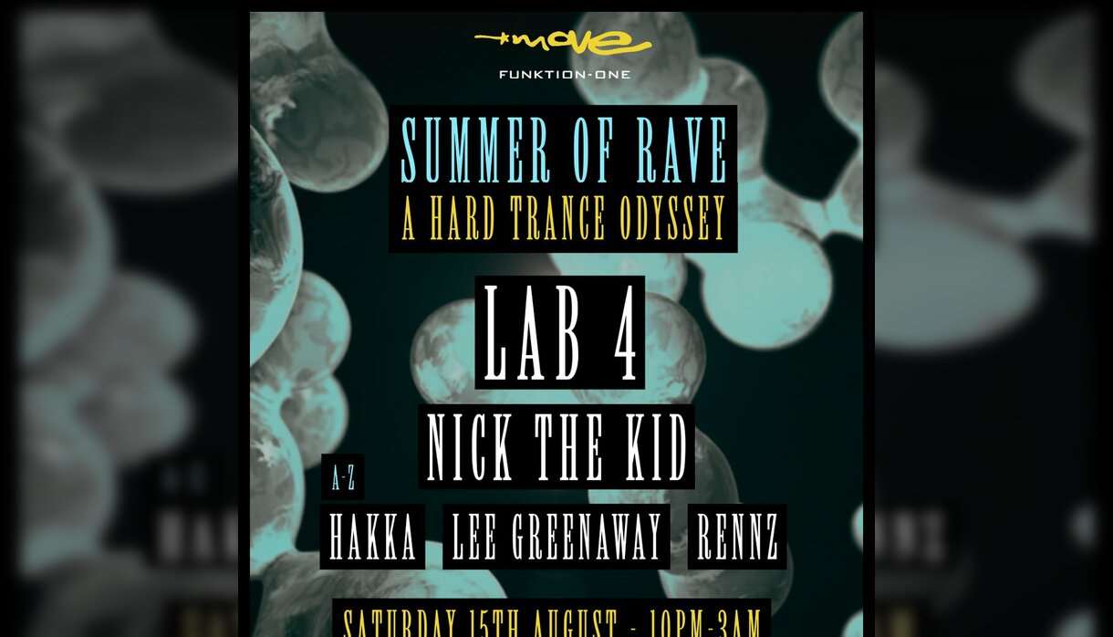 Summer of Rave LAB 4, NICK THE KID + more Exeter