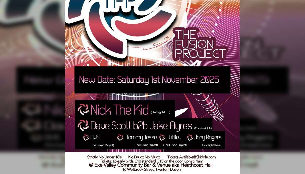 The Fusion Project @ Exe Valley Community & Sports Bar
