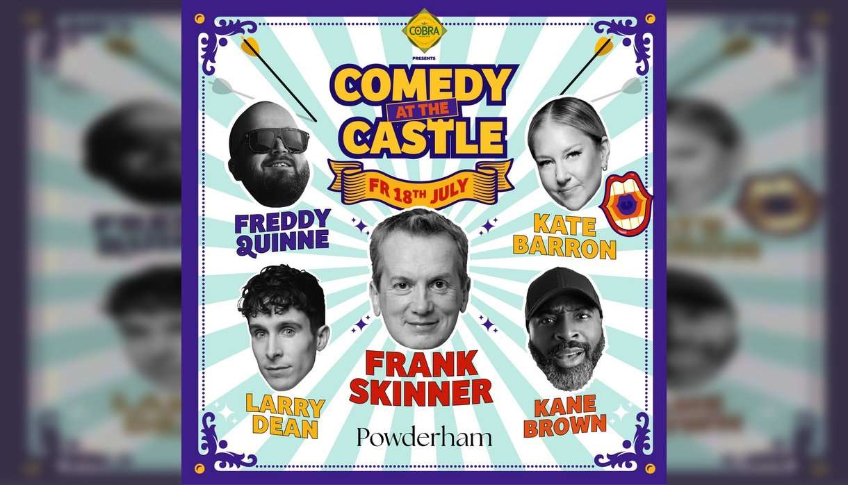 Cobra presents Comedy at the Castle with Frank Skinner & more.