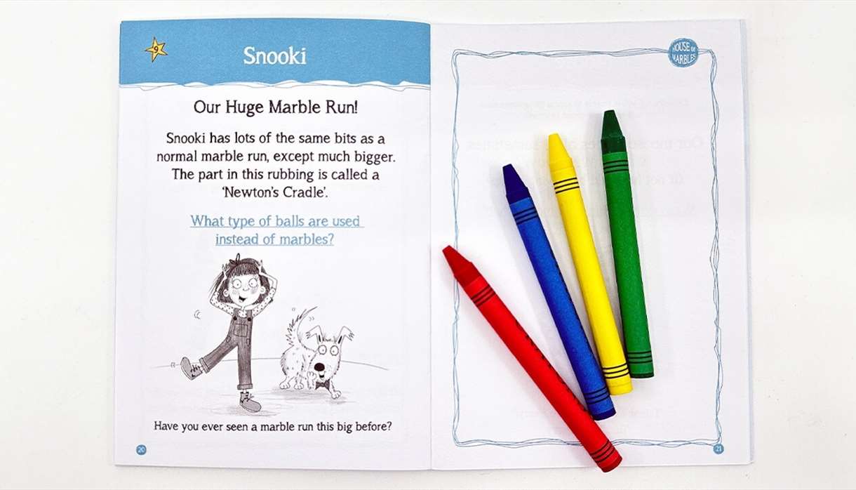 Brass Rubbing Trail at House of Marbles