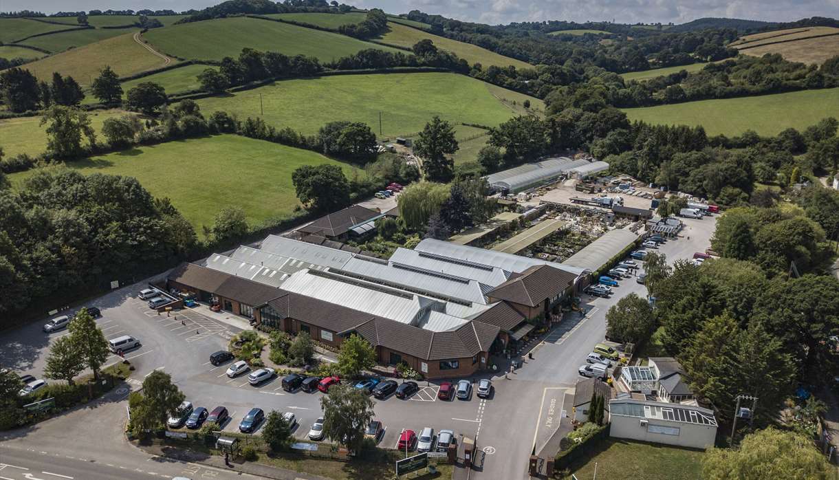 Aerial view of Bernaville Nurseries