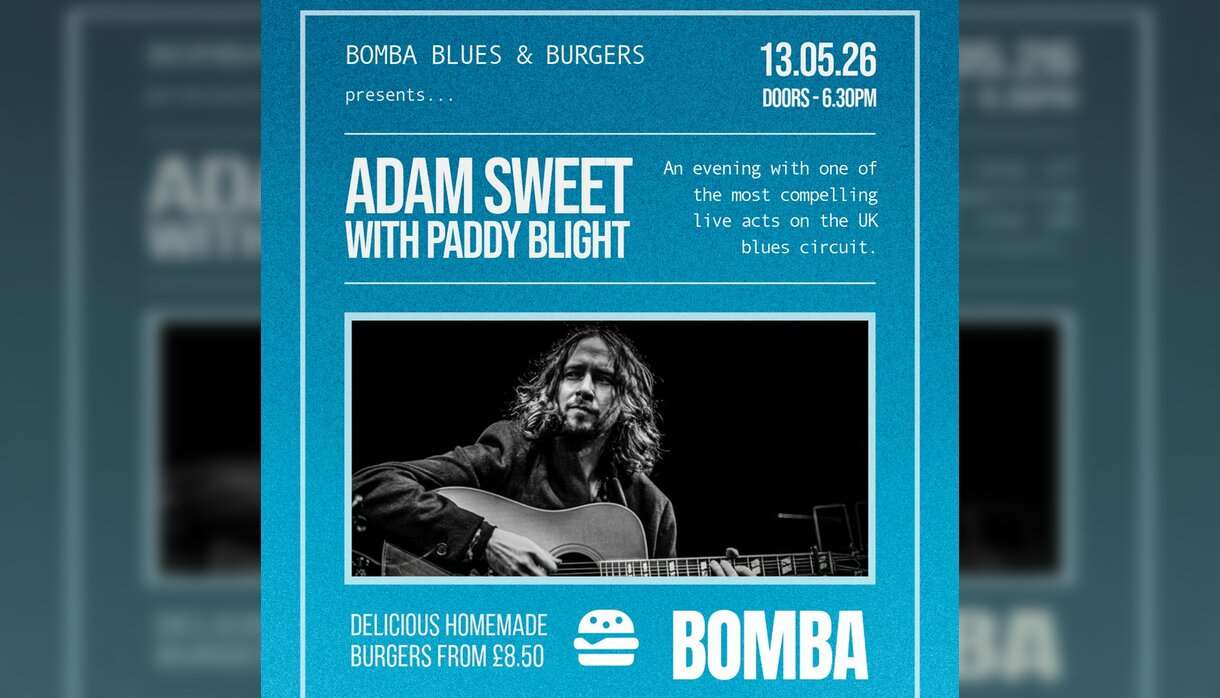 Blues & Burgers Adam Sweet w/ Paddy Blight Exeter