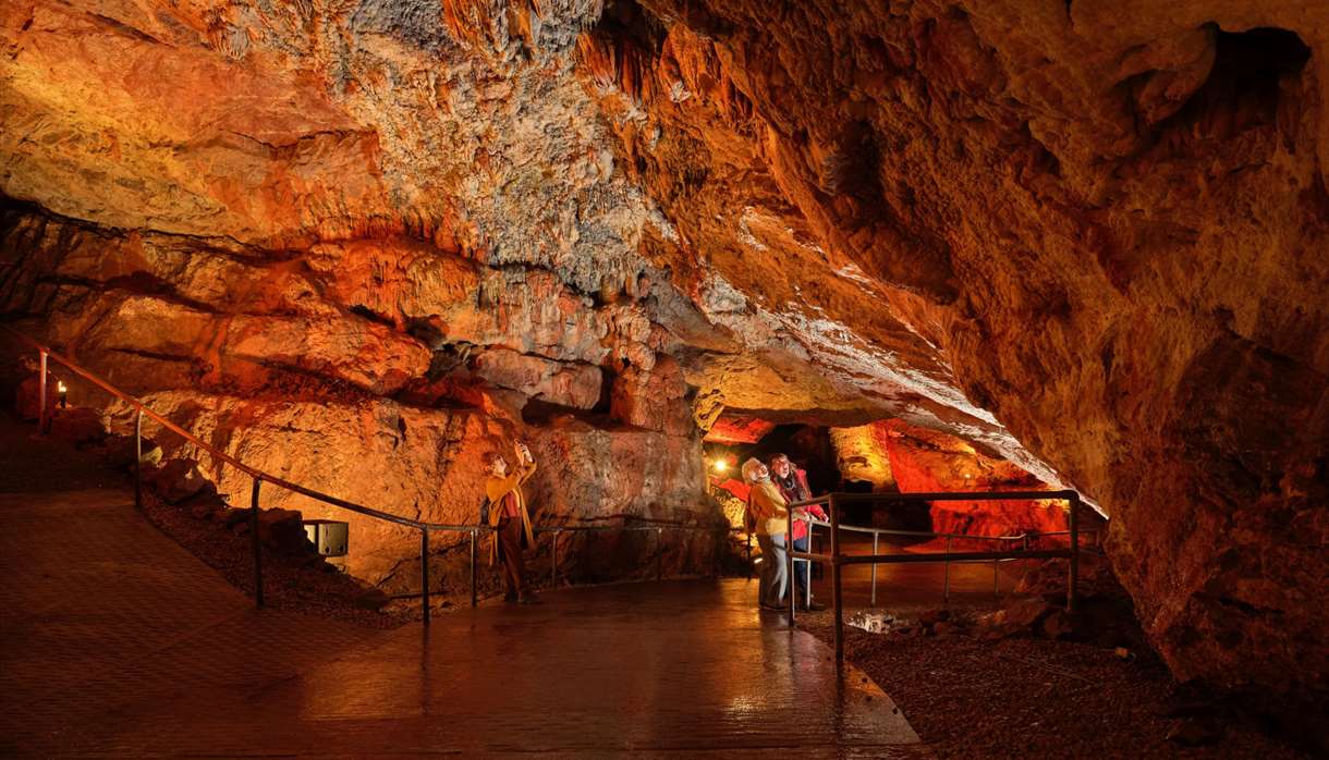 Inside Kents Cavern Caves, Torquay