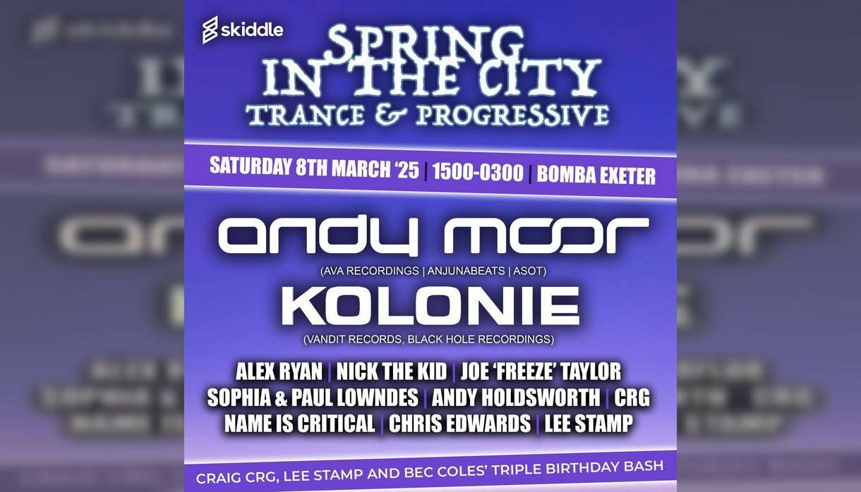 Spring In The City with Andy Moor & Kolonie