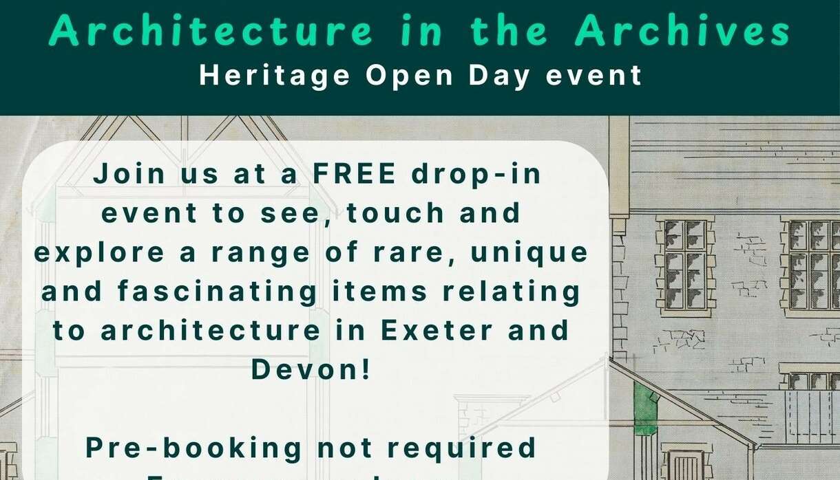 Heritage Open Day event: 'Architecture in the Archives'