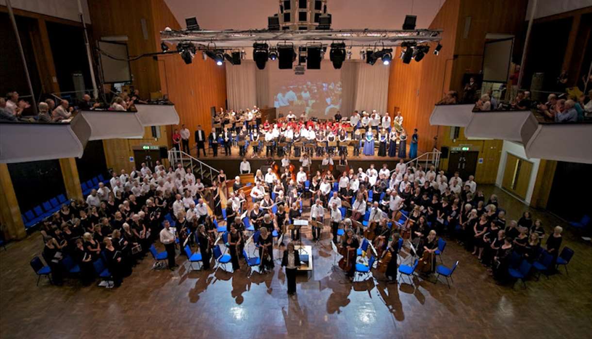 Exeter Music Group Symphony Orchestra at the Great Hall (photography: NigelCheffers-Heard & Zoita Mandila)
