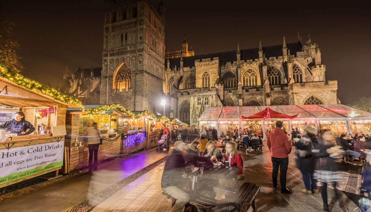 Exeter Cathedral Christmas Market Christmas in Exeter, Exeter Visit