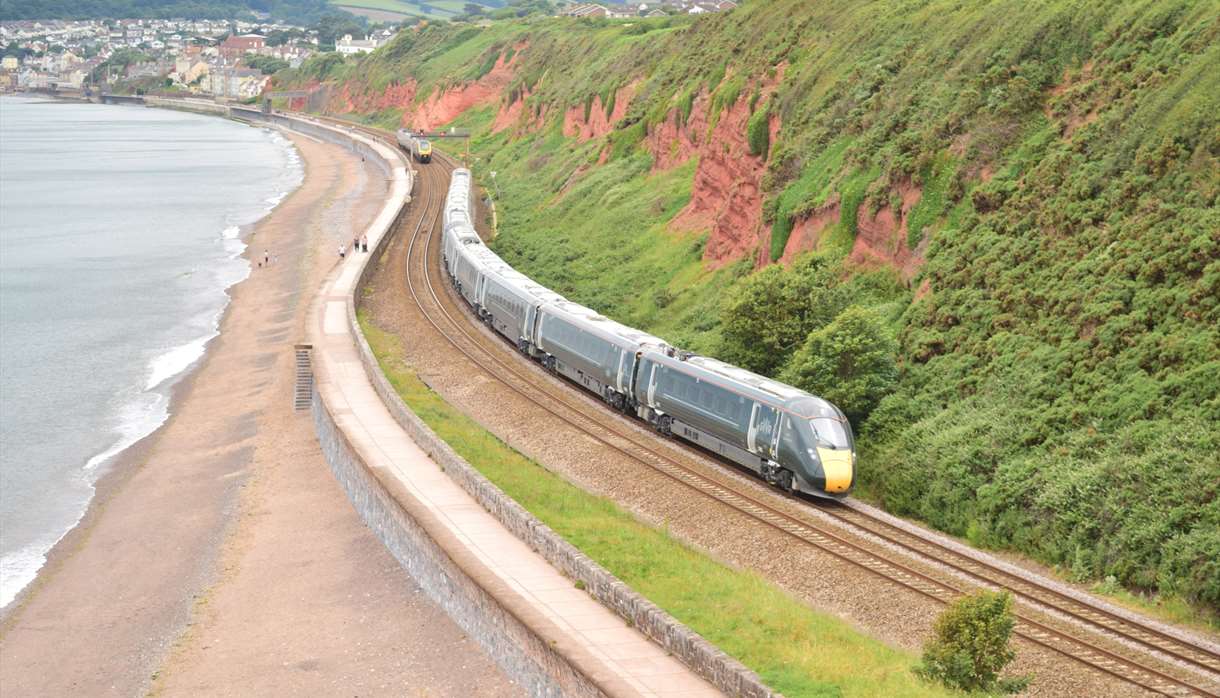 GWR train on Dawlish line