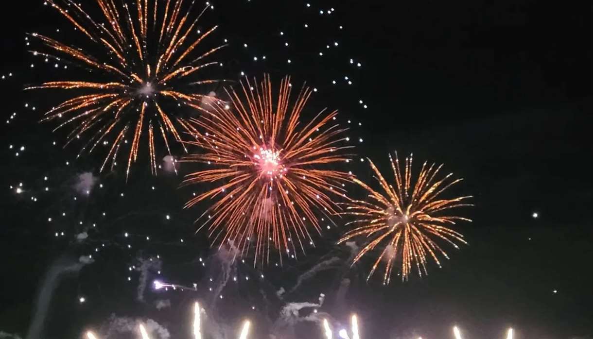 Charity fireworks display at Westpoint Exeter
