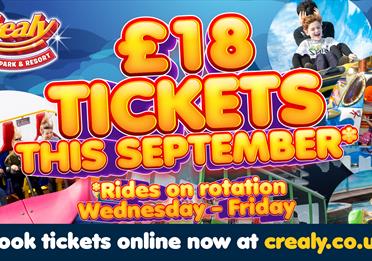 £18 tickets at Crealy