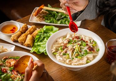 authentically prepared Vietnamese food
