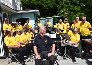 Crediton Town Band at the Quay