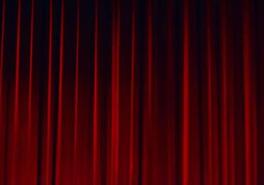 Red curtain