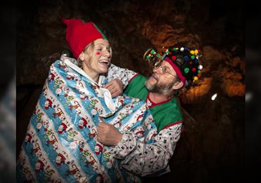 Santa in the Caves