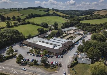 Aerial view of Bernaville Nurseries