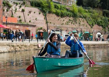 Kayaking on Exeter Quayside