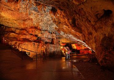 Inside Kents Cavern Caves, Torquay