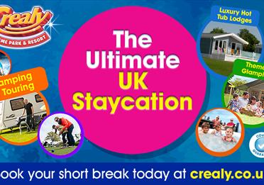 The Ultimate UK Staycation. Options include camping & touring, luxury hot tub lodges and themed glamping. Book your short break today at crealy.co.uk