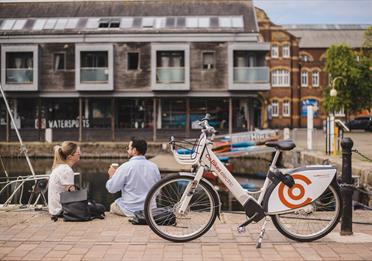 Co Bikes at Exeter quayside