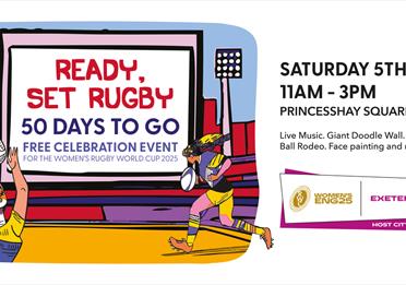 Celebrate 50 Days to Go Until the Women’s Rugby World Cup with “Ready Set Rugby” at Princesshay