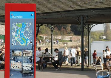 Monolith at Exeter Quayside. Copyright: DOminic Lowther