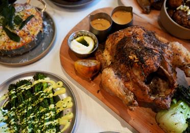 Feasting Sunday roast menu