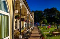 Langstone Cliff Hotel terrace