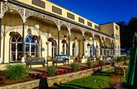 Outside Langstone Cliff Hotel