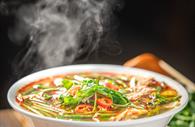 All the dishes at Pho are flavoured with Asian spices and brimmed with herbs.