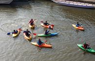 Kayaking on Exeter Quay