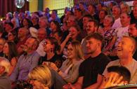 Crowds of all ages at Exmouth Pavilion