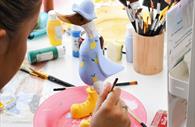Duck painting classes at Arty Boat