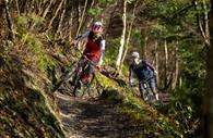Technical mountain bike trails at Haldon Forest Park