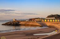 Dawlish Warren Beach and Beach Huts