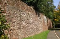 The CIty Wall in Southernhay