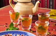 Refreshing drinks at Comptoir Libanais