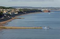 Dawlish Town Beach - coastal view