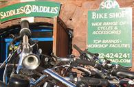 Exterior of Saddles and Paddles store