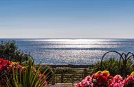 Image of the sea taken from Langstone Cliff Hotel