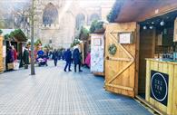 Exeter Christmas Market on Cathedral Green